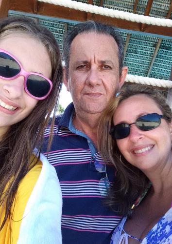 Otto Fraga Neto, Márcia e Beatriz de Almeida Fraga