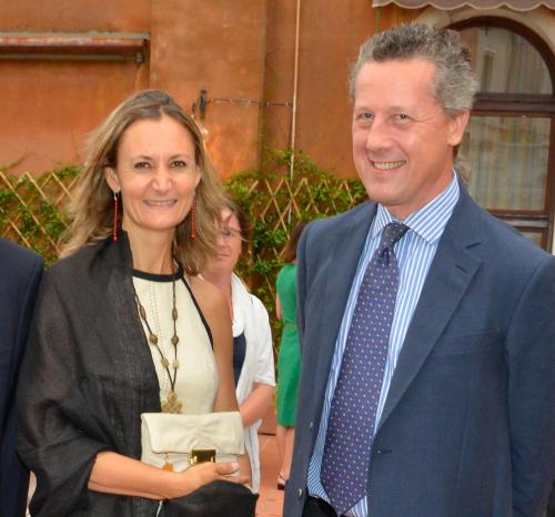 Caroline Gucchierato e Marco Malafante