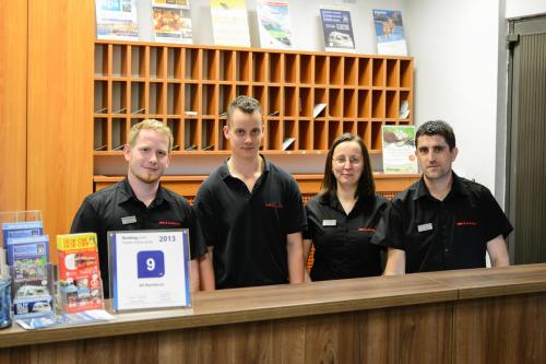 Our reception staff