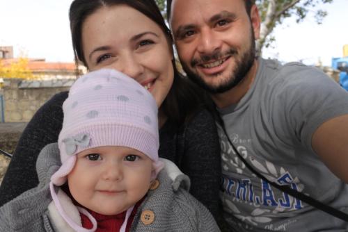 Yiannis, Nina and little Andreana