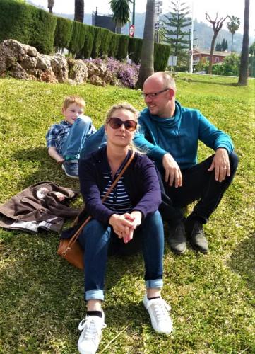 Ramon, Sandra en zoon Miguel