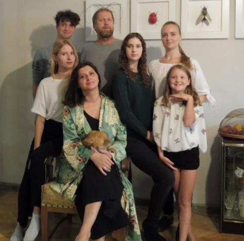 our family f.lt.r: Josua, Nastja, Mascha, Martin, Malva, Leni, Isolde