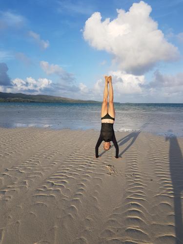 Roisin updside down